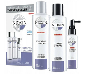 Nioxin System 5 szampon do włosów 150ml + odżywka do włosów 150ml + kuracja zagęszczająca do włosów 40ml