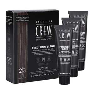 AMERICAN CREW Precision Blend Odsiwiacz dla mężczyzn DARK (2-3) 3x40ml