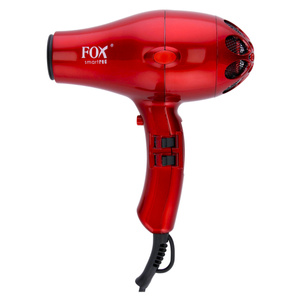 FOX Smart Red Hair Dryer 2100W Ionic