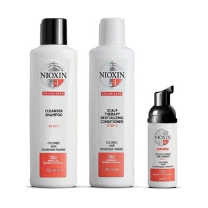 Nioxin System 4 szampon do włosów 150ml + odżywka do włosów 150ml + kuracja zagęszczająca do włosów 40ml