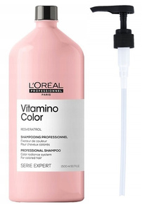 Loreal Professionnel Serie Expert Vitamino Color Szampon 1500 ml + pompka