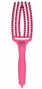 Szczotka Olivia Garden FINGER Brush AMAZONKI Bright Pink Medium